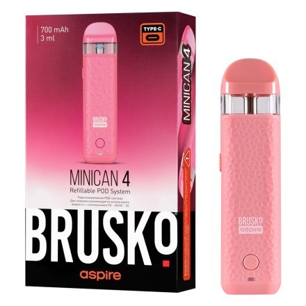 Электронная сигарета Brusko - Minican 4 (Розовый) купить в Тюмени