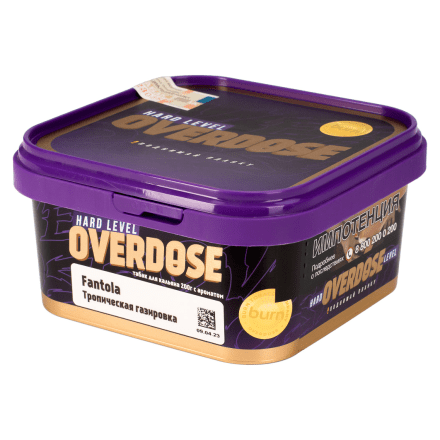 Табак Overdose - Fantola (Тропическая Газировка, 200 грамм) купить в Тюмени