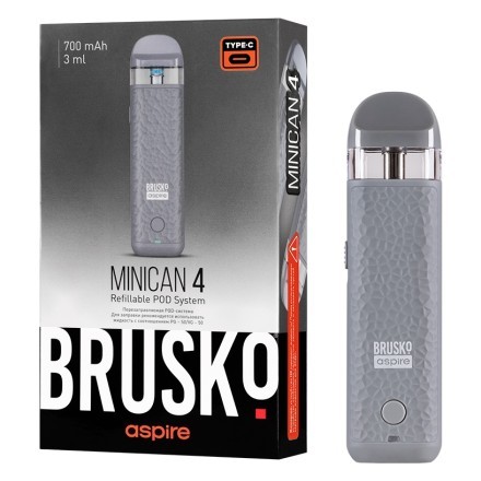 Электронная сигарета Brusko - Minican 4 (Серый) купить в Тюмени