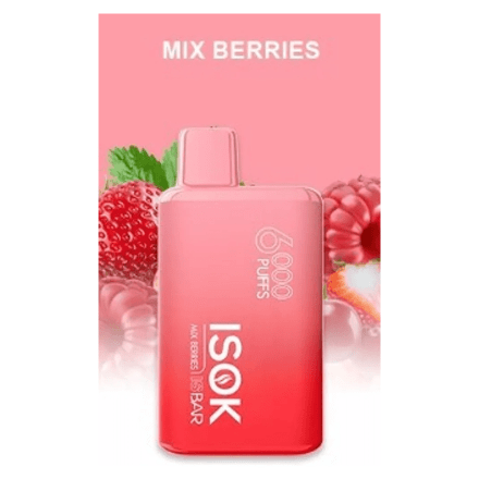 ISOK ISBAR - Ягодный Микс (Mix Berries, 6000 затяжек) купить в Тюмени
