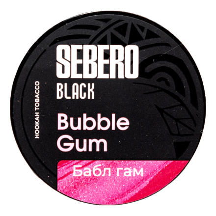 Табак Sebero Black - Bubble Gum (Бабл Гам, 100 грамм) купить в Тюмени