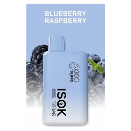 ISOK ISBAR - Черника Малина (Blueberry Raspberry, 6000 затяжек) купить в Тюмени