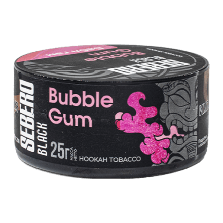 Табак Sebero Black - Bubble Gum (Бабл Гам, 25 грамм) купить в Тюмени