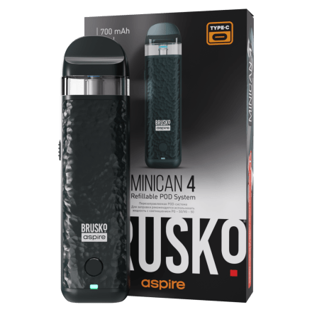 Электронная сигарета Brusko - Minican 4 (Черный) купить в Тюмени