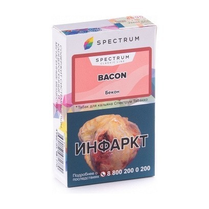 Табак Spectrum - Bacon (Бекон, 40 грамм) купить в Тюмени
