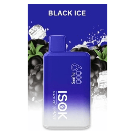 ISOK ISBAR - Ежевика Айс (Black Ice, 6000 затяжек) купить в Тюмени