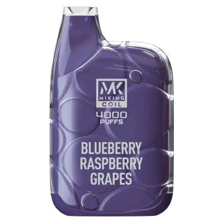 MIKING - Черника Малина Виноград (Blueberry Raspberry Grapes, 4000 затяжек) купить в Тюмени