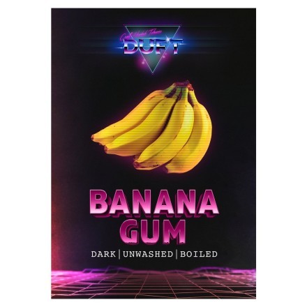 Табак Duft - Banana Gum (Банановая Жвачка, 80 грамм) купить в Тюмени