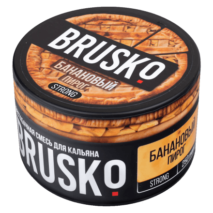 Смесь Brusko Strong - Банановый Пирог (250 грамм) купить в Тюмени
