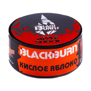 Табак BlackBurn - Apple Shock (Кислое Яблоко, 25 грамм) купить в Тюмени