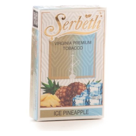Табак Serbetli - Ice Pineapple (Ананас со Льдом, 50 грамм, Акциз) купить в Тюмени