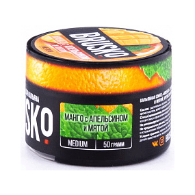 Смесь Brusko Medium - Манго с Апельсином и Мятой (50 грамм) купить в Тюмени
