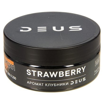 Табак Deus - Strawberry (Клубника, 100 грамм) купить в Тюмени