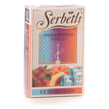 Табак Serbetli - Ice Berry Peach (Персик Ягоды со Льдом, 50 грамм, Акциз) купить в Тюмени