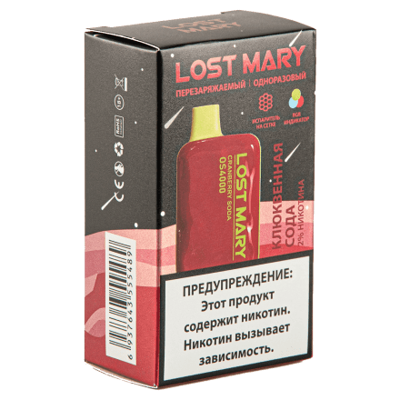 LOST MARY SPACE EDITION OS - Cranberry Soda (Клюквенная Газировка, 4000 затяжек) купить в Тюмени
