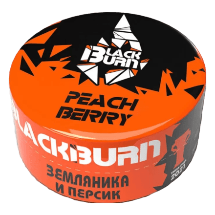 Табак BlackBurn - Peachberry (Земляника и Персик, 25 грамм) купить в Тюмени