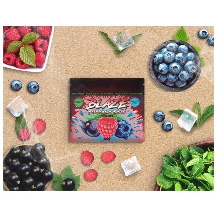 Смесь Blaze Medium - Berry Mint Crush (Лесные ягоды с мятой, 50 грамм) купить в Тюмени