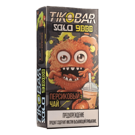 TIKOBAR Solo - Персиковый Чай (Peach Ice Tea, 9000 затяжек) купить в Тюмени